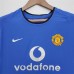 Manchester United 02/03 Away Blue Soccer Jersey